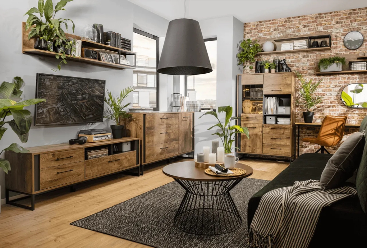 Jakie kolory ścian wybrać do brązowych mebli w salonie, by olśniewać?